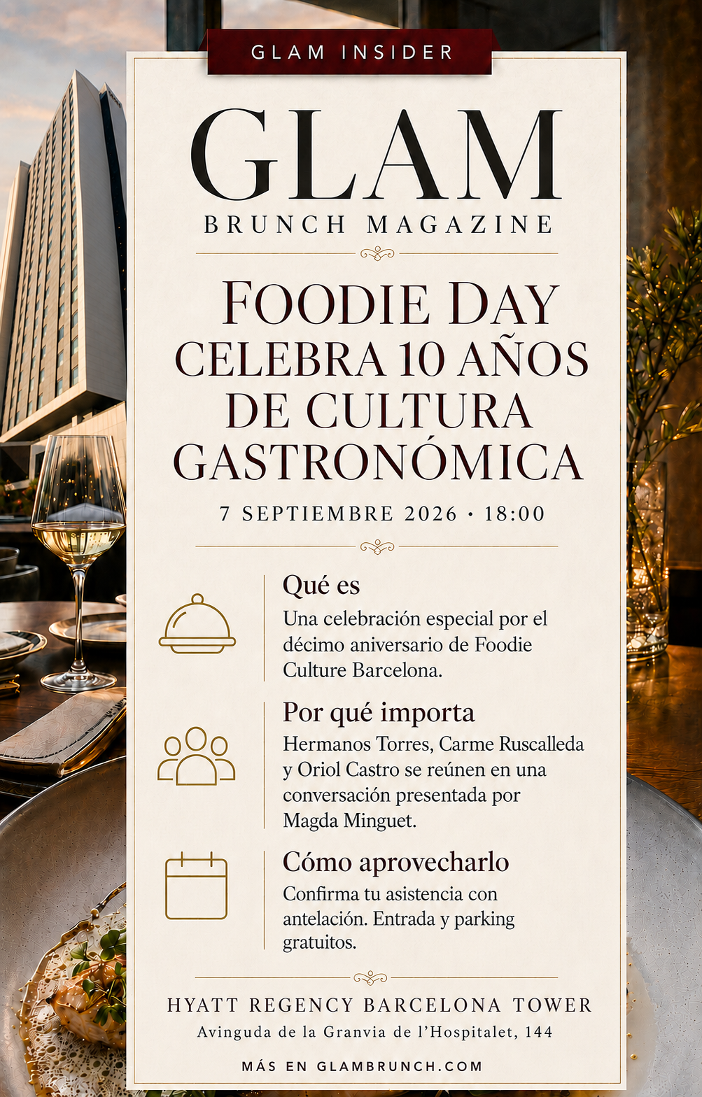 Foodie Day celebra 10 años de cultura gastronómica