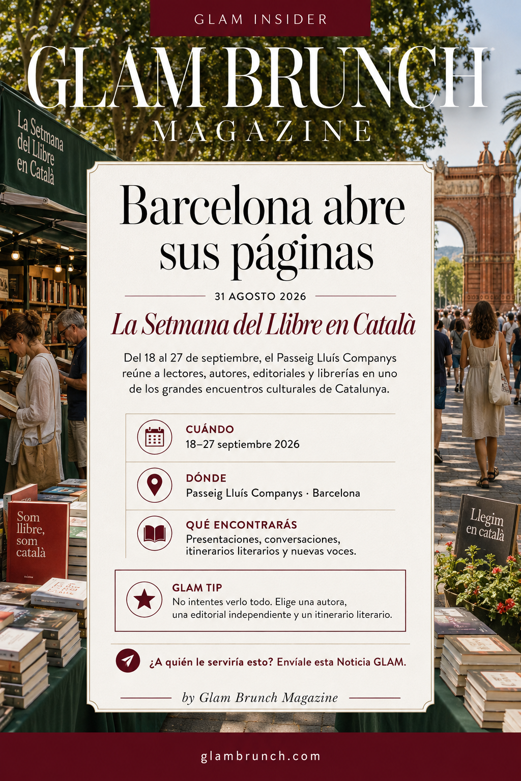Barcelona abre sus páginas